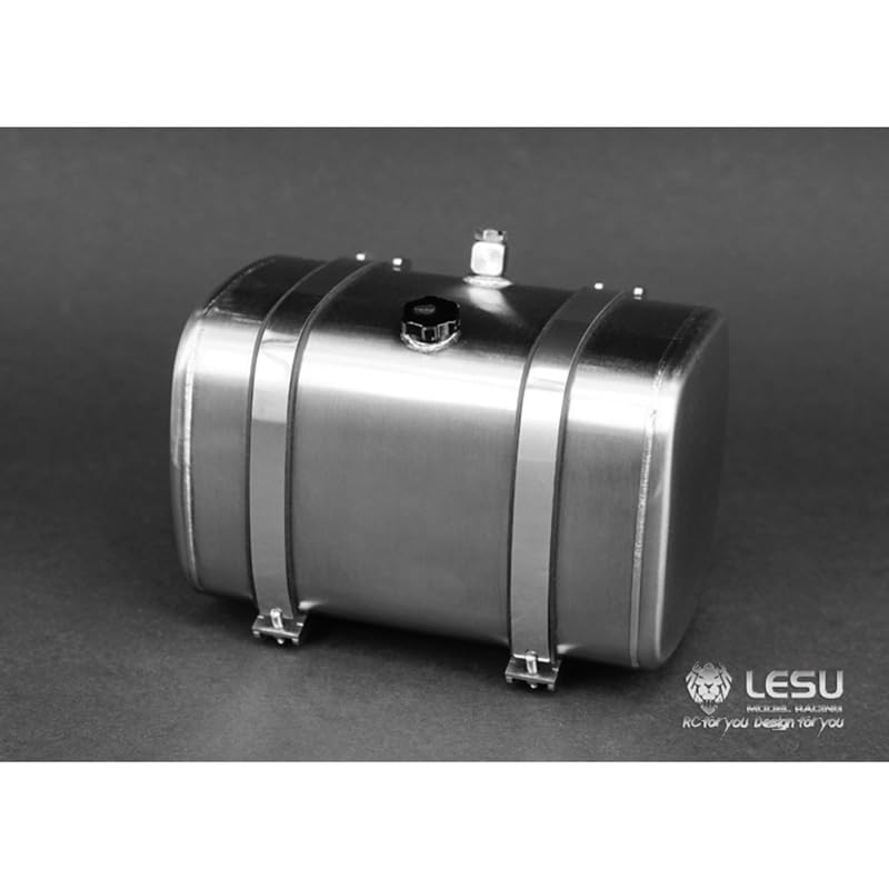 Wheelfun LESU 1Pc 85Mm Metal Hydraulic Tank B for 1/14 RC Dumper Tractor Truck