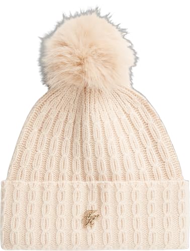 Bonnet Tommy Hilfiger Th Script pour Femme Idéal pour vos Sorties d'Hiver