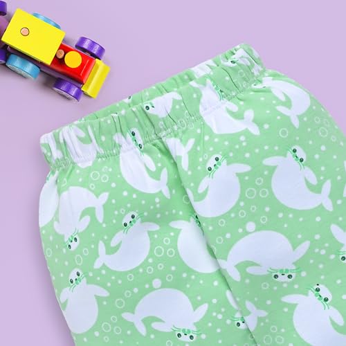 Image of LuvLap Baby Boys & Girls 100% Cotton Pyjama Sets, Pack Of 4
