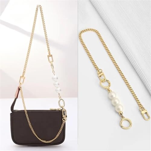 Sac chaîne sangle perles patchwork lot de 2 extensions de poignée pour sac à main femmes