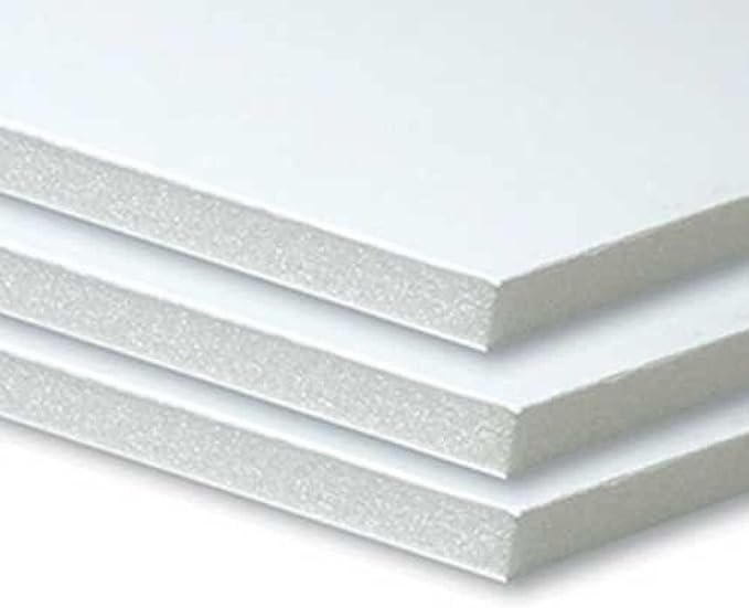 Protectafile High Quality Big Foam Board White (Pack of 10) 5mm Thick STF 300 (A0, Size)
