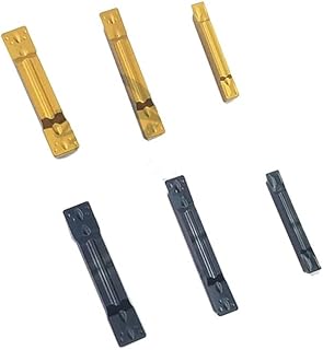 YSANO MGMN MGMN150-G MGMN200-G MGMN250-G MGMN300-M MGMN400-M MGMN500-M Insertos de carburo ranurado Herramienta de torno CNC Cortador de torno (color: MGMN300-M amarillo)