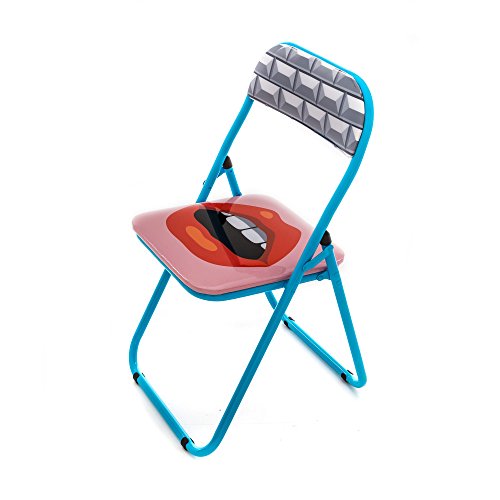 Seletti Blow Mouth sedia pieghevole con decoro bocca Cover
