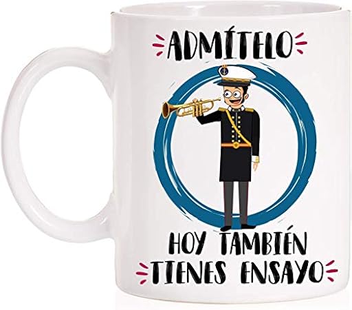 FUNNY CUP Taza Admitelo Hoy Tambien Tienes ensayo. Semana Santa, Costalero. Taza Divertida para Nazarenos, cofrades, penitentes, capillitas. (Hoy ensayo) (Hoy Ensayo) | Ya disponible en tu tienda friki favorita! En mundofriki.es!