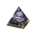 Jovivi Pyramide Orgonite avec Pierre Naturelle Obsidienne Boule Améthyste Pierre Energie Reiki Chakra pour Yoga Fengshui Méditation Equilibre