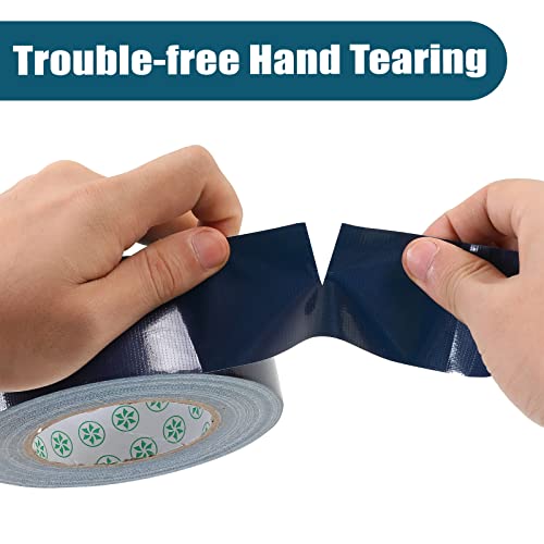 Aloanes Blue Waterproof Duct Tape 2-Inch By 10-Yards, Heavy Duty Duct Tape, No Residue, Tear By Hand, All-Weather, Multi-Use For Indoor & Outdoor Repairs And Diy #TOP2