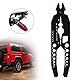 RC-Kugelkopfzange, multifunktionale, leichte, hochsteife Aluminiumlegierung, ferngesteuerte Autoschocks, Federbeine, Dämpferzange, RC-Kugelkopfzange, Clip Fit für Traxxas HSP-Auto(Schwarz)