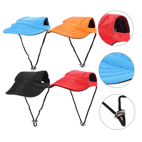 Chapeau de baseball respirant pour chiots avec lanière ajustable - 7