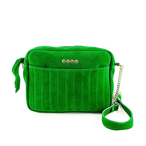 Sac crossbody en cuir vert Gazon parfait pour vos sorties et soirées citadines