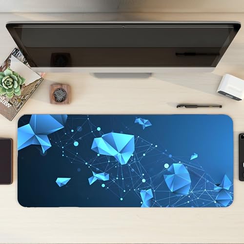 Image of XL Extended Gaming Mouse Pad | XXL Large Desk Mat 60x30cm for Laptop & PC | Non-Slip Rubber Base, Waterproof, Durable & Smooth Surface | Office, Gaming & Study, asthetic