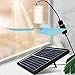 Ventilador de techo con panel solar, con cable de 3 metros USB Ventilador de techo pequeño para exteriores de verano, diseño de gancho para colgarlo fácilmente, velocidad del viento 450 R / Min,6W