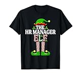 The HR Manager Elf Shirt Funny Christmas Family Matching T-Shirt