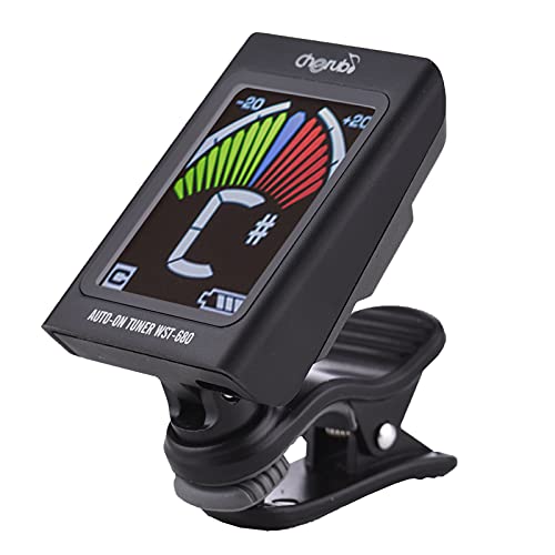 lifcasual Cherub Tuner Digital Auto-on Tuner Clip Type Tuner Display LCD VA de 1,7 polegadas Aplicar