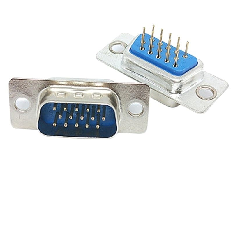 Image of 5PCS DB Connector Pin Plug-in Board Socket DP9 /15 /25 /37 Male and Female RS232 Serial Welded Plate DB9 /15 /25 /37(Female,DP37 (2 Row))