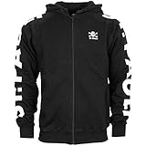 MATERIAL: 100% Baumwolle FC St. Pauli Kapuzenjacke Totenkopf Block schwarz (M)