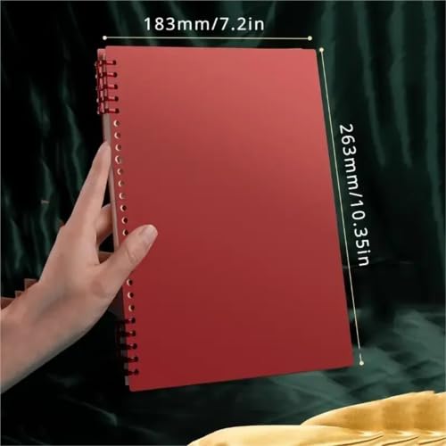 Cuaderno de notación musical reutilizable para corregir errores de composición fácilmente 6