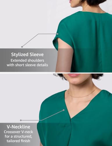 Image of Symbol Premium Women's Relaxed Fit Crop Top | Desk-to-Dinner (Available in Plus Sizes) Polyester
