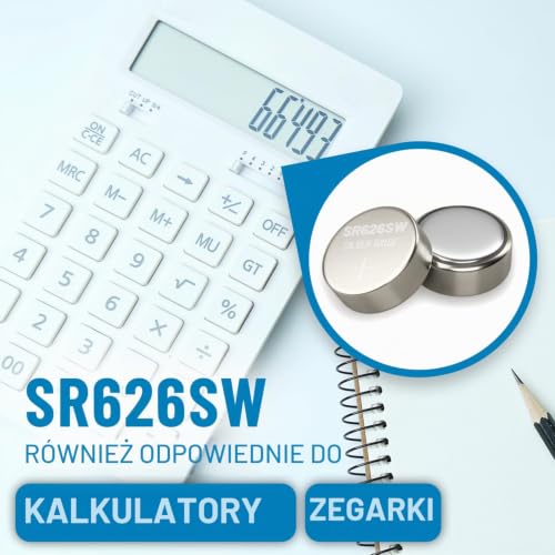 ABSINA Bateria SR626SW zegarek 1,55 V tlenek srebra