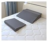 cuña antireflujo adulto Almohada de cuña de cama para ancianos/embarazadas, reflujo ácido y ERGE ( Colo