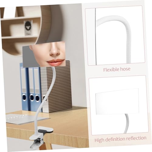 Espejo de mesa ajustable para maquillaje con base estable miniatura 3