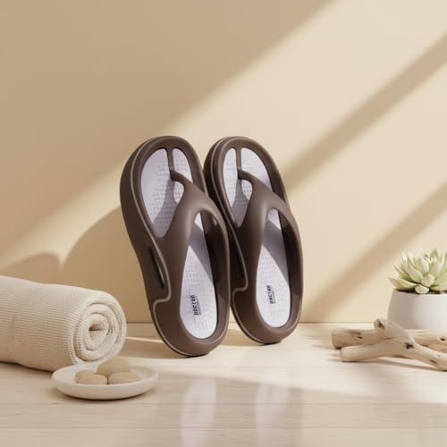 Image of DOCTOR EXTRA SOFT Men's Premium Slippers with Soft Acupressure Foot Massager for Adult | Comfortable & Light Weight| Stylish & Anti-Skid | Casual Waterproof & Everyday Flip Flops for Gents & Boys D-544