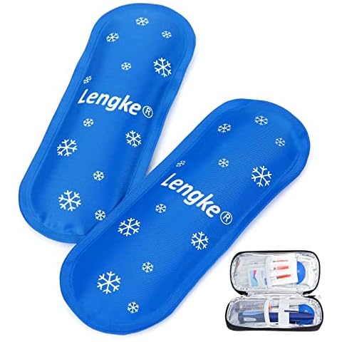 YOUSHARES Ice Packs for Insulin Cooler - Reusable 2PCS Nylon Gel Ice Packs for Diabetic Insulin Travel Case Medicine Cool Bag (2PCS) Cover