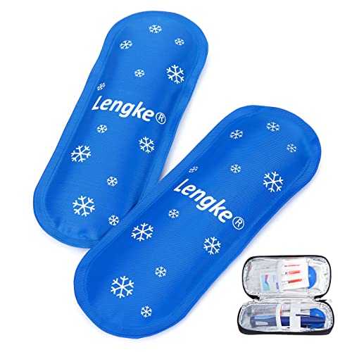 YOUSHARES Bolsa de Gel Frio de Nylon para Estuche de Insulina Bolsa Refrigerada Viaje de Diabetes para Medicamientos (2PCS)