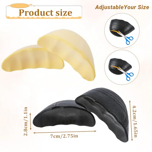 Image of ElevateTech 2 Pairs Shoe Filler for Loose Shoes, Anti Slip Strip Shoe Inserts Fit Shoes Insole Comfort Toe Cushions Prevent Heel Sliping Toe Inserts for Shoe Too Big