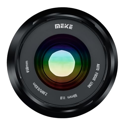 Meike 50mm F1.8 Full Frame STM Auto Focus Prime Lens for Nikon Z Mount Mirrorless Cameras: Z30, Z50, Z5, Z6, Z7, Z6II, Z7II, Z9, Zfc