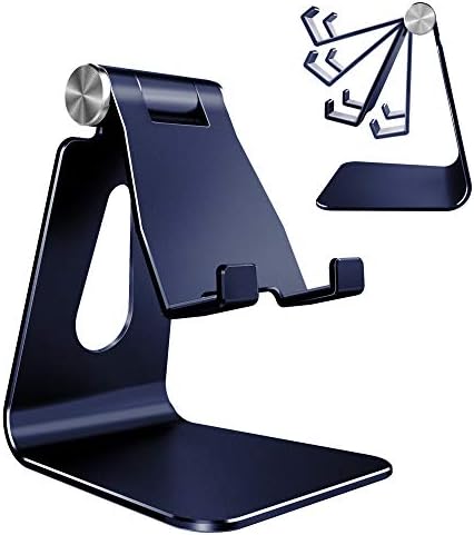 CreaDream Aluminum Cell Phone Stand, Adjustable Phone Holder for Desk
