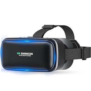 XWP VR Brille, 3D Virtual Reality Brille mit HD Anti-Blaulicht-Linse für Handy Filme & Spiele, kompatibel mit iOS/Android Smartphones (4.7–6.8"), Geburtstags Kinder und Familie