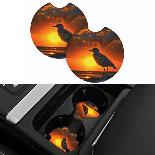 Portavasos para Auto 2 Piezas Neopreno Negro miniatura 7