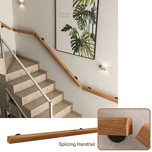 Rampe d'escalier en bois de pin barre d'appui de sécurité intérieure 140cm