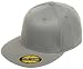 Original Dark Gray Flexfit Flatbill L/XL 7 1/4” - 7 5/8” Premium Fitted 210 Hat Cap Flex Fit Flat Bill