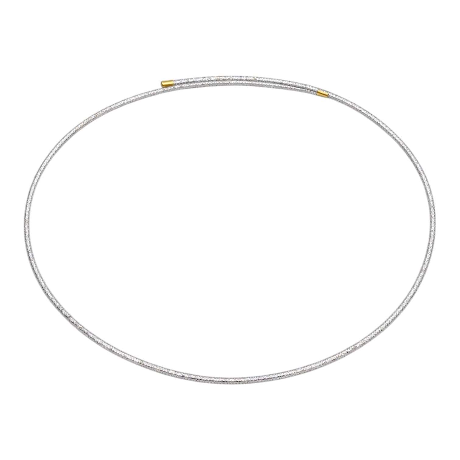Collana Magnetica Calamita da Donna in Tessuto e Acciaio Gold Cordoncino Choker Girocollo Regolabile Accessorio Versatile Ragazza Festa della Donna Idea Regalo Estate