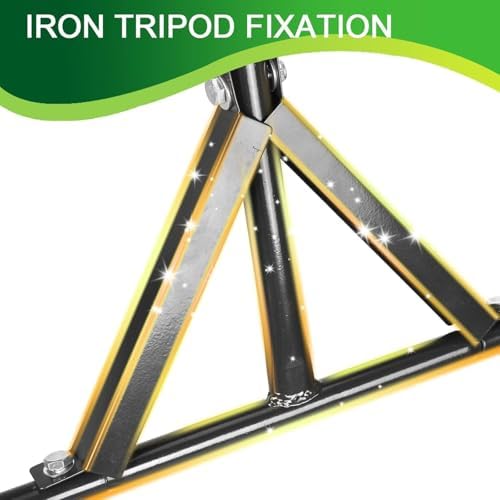 24" Heavy Duty Peat Moss Spreader - Metal Mesh Roller for Compost & Top Soil, Push/Tow Spreaders, Ideal for Lawn Care & Yard Sifting, Durable Garden Tool