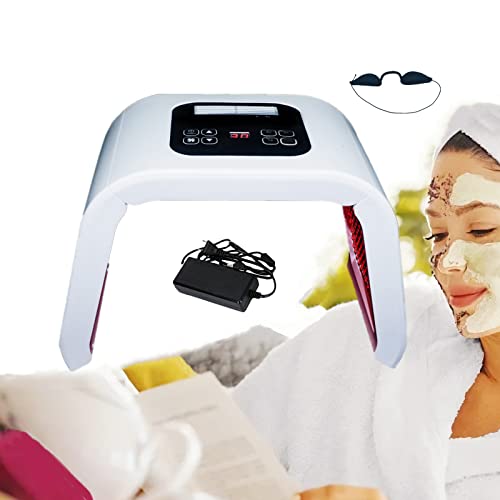 Mascarilla LED Máquina Facial Máscara 7 Colores Dispositivo Rejuvenecimiento para Cara Cover
