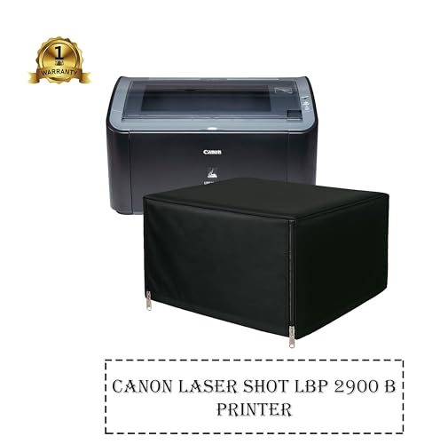 Image of VONBAER Chain Printer Cover for Canon LBP 2900B - Dustproof, Washable, Waterproof - Black