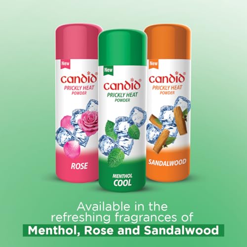 Candid Prickly Heat Powder | Relief from Rashes & Prickly Heat | Neem & Menthol Cooling | Soothing Relief from Itching & Burning | Sweat Absorption | Controls Bacterial Growth | 120g - Image 7
