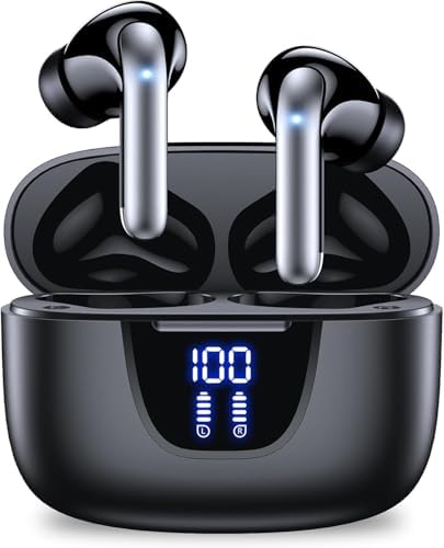 Fones de Ouvido Sem Fio Bluetooth - 76 Horas de Reprodução com Di...