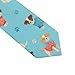 MZERSE Ties for Men Boys Wedding Dance Prom, Fashion Skinny Neck Tie Samoyed Pug Bulldog Golden Retriever Alaskan Dog