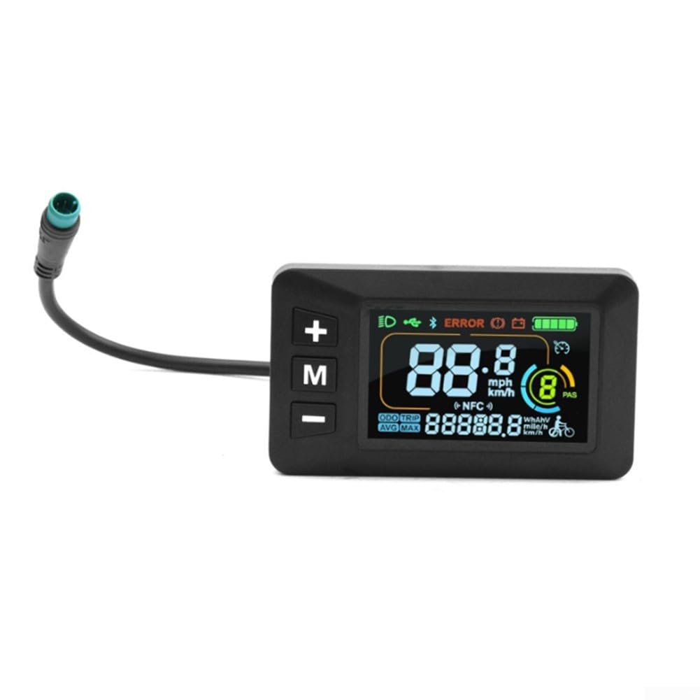 Écran LCD étanche pour vélo électrique, interface 5 broches et protocole 02OMD pour vélo électrique 24 V 36 V 48 V 60 V
