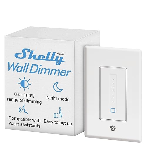 Shelly Plus Wall Dimmer | WiFi Smart Wall Dimmer Relay