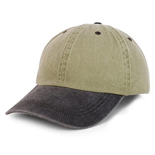 Image of Trendy Apparel Shop Oversize XXL Pigment Dyed Washed Cotton Baseball Cap