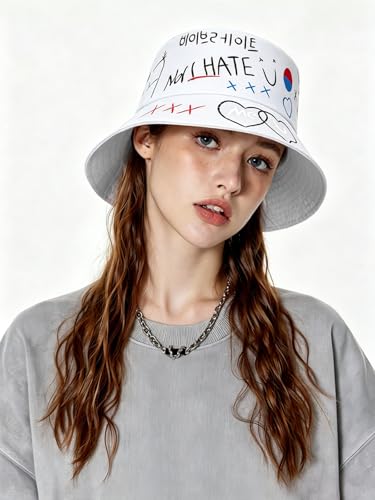 Image of Packable Reversible Printed Bucket Hat Unisex for Men Women Beach Fisherman Cap
