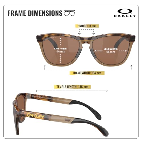 Image of Oakley FROGSKINS RANGE OO9284 Round Sunglasses With Official Eyewear Kit | Men's Sunglasses