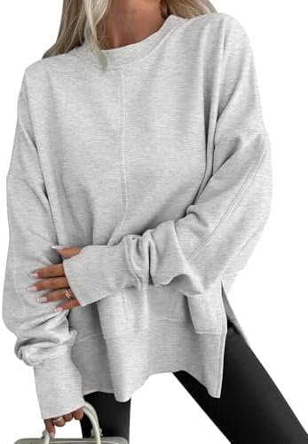 ANRABESS Women Oversized Sweatshirts Thumbhole Long Sleeve Hoodie...