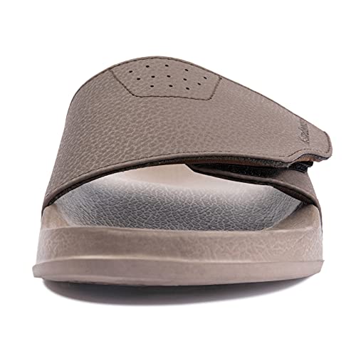 NewDenBer Men's Comfort Slide Sandals Lightweight EVA Rubber Slip on Sandals3