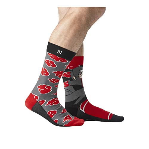 Naruto Shippuden herensokken van katoen, 1 paar sokken voor heren, Itachi, hoog en zacht - Afbeelding 7