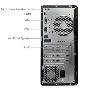 HP Business Tower Desktop PC, Intel i5 Processor, 32GB RAM, 1TB SSD | Windows 11, Copilot AI, WiFi Adapter, Keyboard & Mouse Included, Smooth Multitasking, Office Productivity & Data Processing — photo 6 of 6